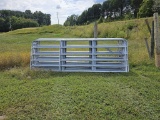 NEW 12' GALV 6 BAR GATE WITH CHAIN/HARDWARE