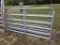 NEW 8' GALV 6 BAR GATE WITH CHAIN/HARDWARE