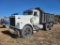 WHITE ROAD BOSS DUMP TRUCK TANDEM AXEL, MILES SHOWING 703,000, M: RBH64T-06