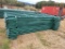 UNUSED SCRATCH/DENT 12' GREEN CORRAL PANELS, SET OF 10 FOR ONE MONEY, (NO P