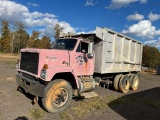 GMC BRIGADIER DUMP TRUCK, PARTS ONLY, NO TITLE, NO BATTERY, 8LL TRANSMISSIO