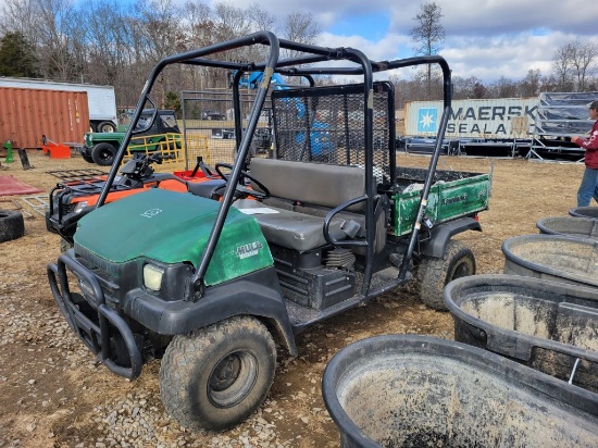 KAWASKI 3010 MULE 4X4 CONVERTS TO A 4 SEATER WITH DUMP BED, 4158 HOURS SHOW