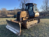 2005 850K CASE CAB DOZER, HAS HEAT AND AIR, 6 WAY BLADE, READY TO WORK PER