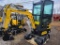 NEW AGT QH12R MINI EXCAVATOR WITH ENCLOSED CAB, YELLOW, SN: 2310076099 ** S