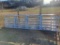 NEW GALV 16' 6 BAR GATE WITH PINS AND CHAIN