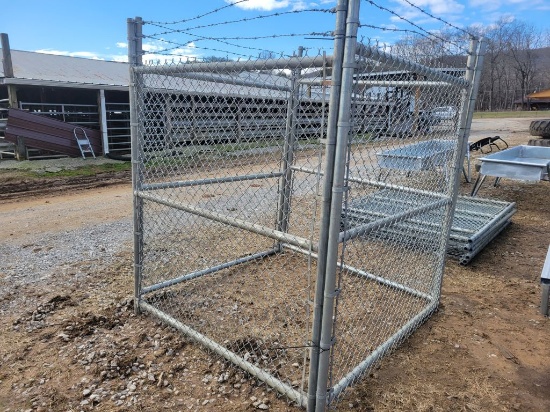 6'X7' GATES WITH BARD WIRE ON TOP (10)