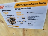 NEW AGT HOT WATER PRESSURE WASHER, 4000PSI, 33FT HIGH PRESSURE HOSE, MODEL: