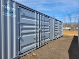 2023 CHERRY INDUSTRIAL 40'X8' SHIPPING CONTAINER WITH 4 7' BAY DOORS AND ON