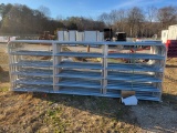 GALV. 12' 6 BAR GATE WITH PINS AND CHAIN