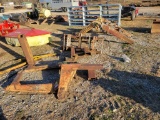 PIN ON HAY SPEAR AND DAVIS MODEL 102A FRONT END LOADER WITH FRAME AND HYDRA