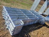 UNUSED HEAVY DUTY 10'CORRAL PANELS WITH PINS (10)