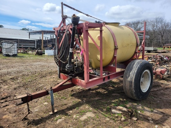 PULL BEHIND SPRAYER 800+ GALLON, PTO DRIVEN WITH 1 18' BOOM | Farm ...