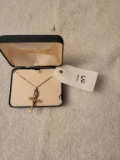 CROSS PENDENT NECKLACE, SELLS ABSOLUTE-ROBERTS ESTATE-PICKUP IN WHITWELL, T