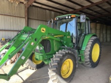 2003 JOHN DEERE 6420 CAB TRACTOR, 4WD