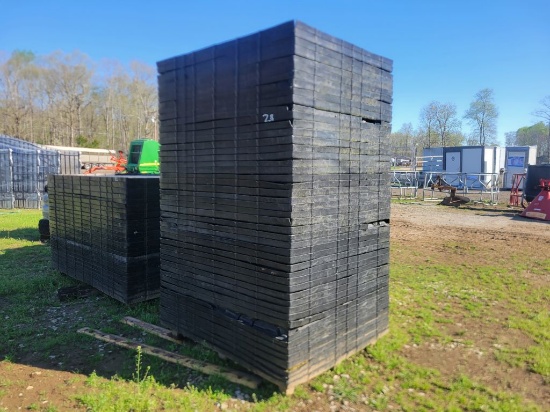 APPROX 48 BLACK PRODUCE CRATES