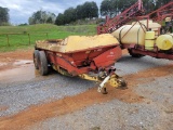 SPERRY NEW HOLLAND 680 HYDRAULIC MANURE SPREADER, 17' BED, SELLER SAYS OPERATES AS SHOULD