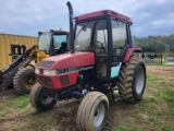 CASE 3230 2WD CAB TRACTOR, HOURS SHOWING: 2239, RUNS/DRIVES