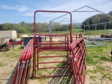 NEW TARTER RED AMERICAN 12' CORRAL PANELS (SET OF 10) WITH 1 NEW 4' RED WAL