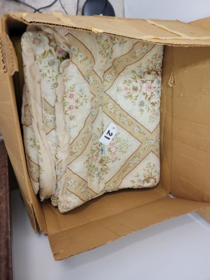 BOX OF QUILTS