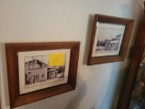 PICTURES IN WOODEN FRAME (2)