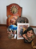 INDIAN CLOCK, STATUES, DECOR AND POSTERS