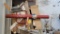 BOS OF MISC SANDPAPER, HAND SAWS, AND POST DRIVER