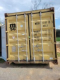 2011 40' X 8' YELLOW SHIPPING CONTAINER SN:MEDU4181131