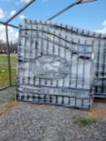 UNUSED 2025 GREATBEAR 14' BI-PARTING IRON GATES W/ DEER IN THE CENTER SN:25