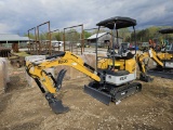 2025 UNUSED IRE20 MINI EXCAVATOR W/ KUBOTA ENGINE MINI EXCAVATOR, ENGINE MO