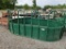 GREEN HAY FEEDER, HOLDS 2 ROLLS OF HAY