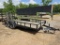2019 MASTIFF 16' X6.4' BUMPER PULL TRAILER, DUAL 3500LB AXLES, 5 LUG WHEELS