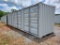 2025 UNUSED 4-SIDE-DOOR 40' HQ SHIPPING CONTAINER, ONE END DOOR, LOCK BOX,