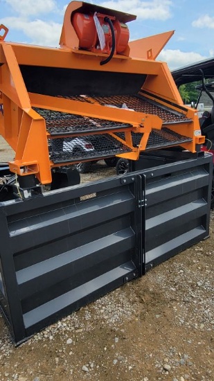 LANDHONOR UNUSED 2025 SKID STEER MTD SCREENER 20-40 T/H 78" BUCKET WIDTH, 5