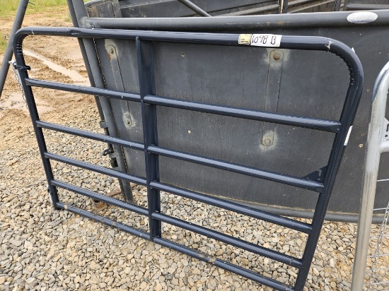 NEW 6' TARTER SCRATCH/DENT 6 BAR AMERICAN TUBE GATE, BLACK, 6EBL