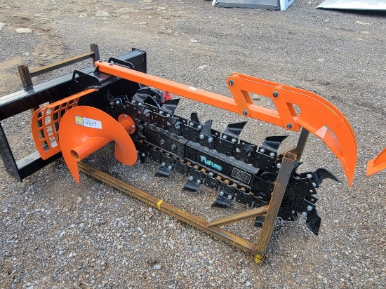 2025 UNUSED FUTURE FT-TC38 MINI TRENCHER, WIDTH: 200MM, TRENCHING EPTH: 153