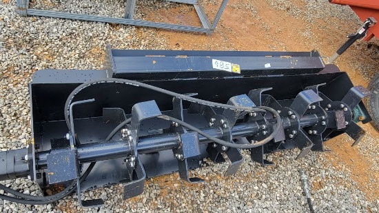 UNUSED 2025 JCT SKID STEER 6' TILLER, SELLS ABSOLUTE