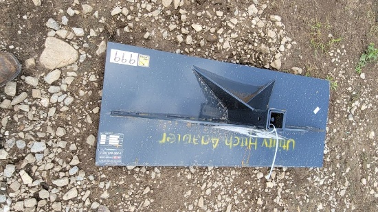 LANDHONOR UHA-16-3000G UNUSED 2025 SKID STEER UTILITY HITCH ADAPTER ATTACHM