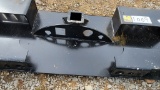 HEAVY DUTY1/2 MOON GUSSETEDSKID STEER RECEVIER HITCH WITH CHAIN, HOOK HOLDE