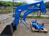 GREAT BEND QUICK ATTACH LOADER W/ BUCKET, ALL BRACKETS AND BOLTS, FITS 6640