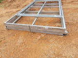 16'X 17' BUILDING FRAME W/ 10' DOOR