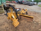 7' HYDRAULIC GRADER BLADE WITH A TAIL WHEEL