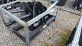 UNUSED 2025 JCT SKID STEER HYDRAULIC AUGER DRIVE AND BITS (THREE QUICK ATTA