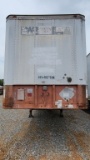 1984 TRAIL MOBILE SEMI 48' ENCLOSED TRAILER, BRAKES AND LIGHTS WORK, HEIGHT