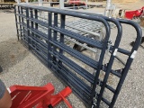 NEW 12' TARTER SCRATCH/DENT AMERICAN 6 BAR TUB GATE, BLUE 6EB12