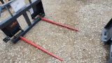 LANDHONOR BS-12-2500G UNUSED 2025 SKID STEER BALE SPEAR, FRAME LIFT CAPACIT