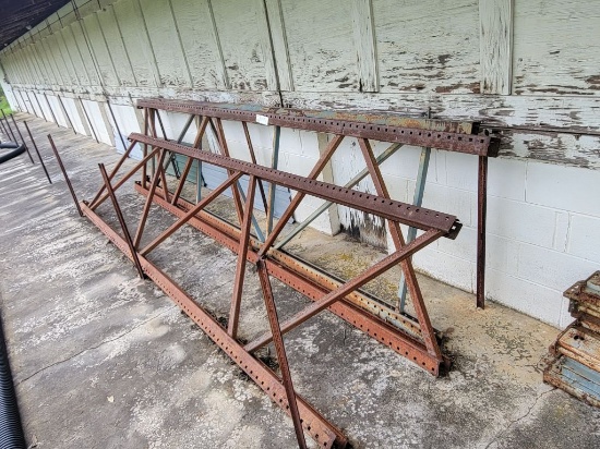 METAL SHELFING WITH BRACES