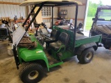 GAS POWERED UTILITY VEHICLE WITH DUMP BED