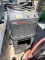 CRATE OF ROBINAIR AC VACCUM MACHINE, GREEN TRACTOR STEPS, AND MORE