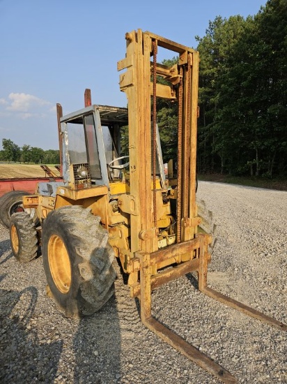 JCB 926 HIGH MAST FORKLIFT, S: 600575, RUNS, WILL BE USING FOR LOADOUT ON S