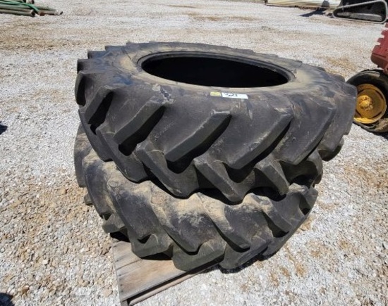 18.4-38 TRACTOR TIRES (2)